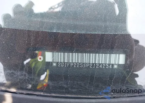 1993 Chevrolet Camaro из США, поврежденный, VIN 2G1FP22S5P2124234